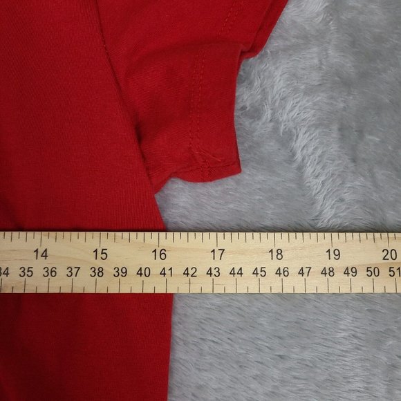 47 Brand St. Louis Cardinals Womens Red Short Sleeve MLB Baseball Shirt Size Med - Picture 6 of 8